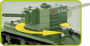 Cobi Mała Armia, Czołg KV-2 (2490) 12