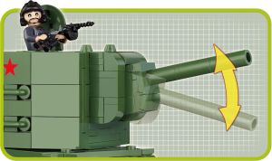 Cobi Mała Armia, Czołg KV-2 (2490) 13