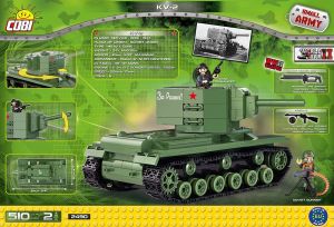 Cobi Mała Armia, Czołg KV-2 (2490) 6