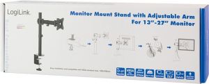 LogiLink Uchwyt biurkowy na monitor 13" - 27" (BP0020) 3