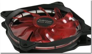 Wentylator LC-Power AiRazor Black Series PWM 120mm Czerwony-LED (LC-CF-120-TUBE-R) 2