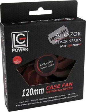 Wentylator LC-Power AiRazor Black Series PWM 120mm Czerwony-LED (LC-CF-120-TUBE-R) 6