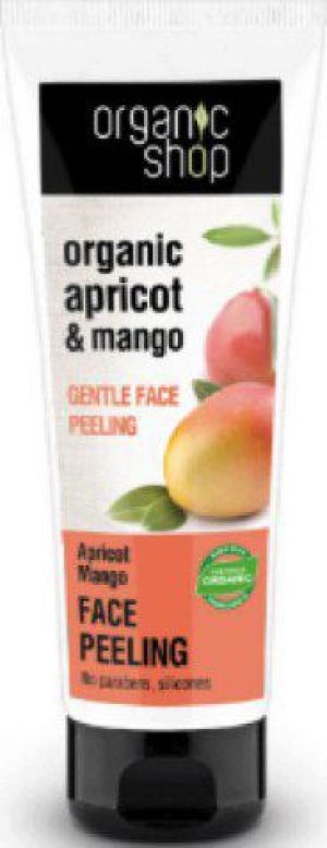 Organic Shop Delikatny enzymatyczny peeling do twarzy Morela i mango 75ml 1