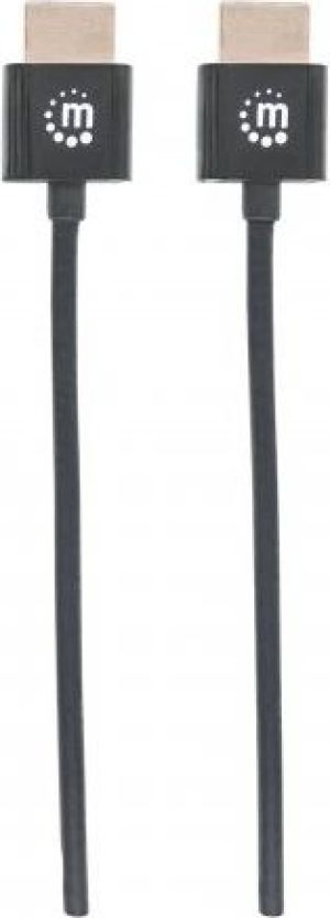 Kabel Manhattan HDMI - HDMI 1m czarny (394352) 4