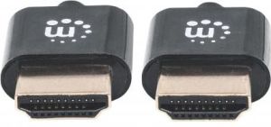 Kabel Manhattan HDMI - HDMI 0.5m czarny (394406) 3