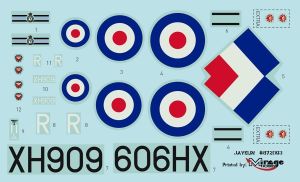 Mirage Gloster Javelin F Mk9 model set (872093) 2