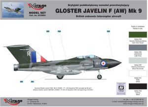 Mirage Gloster Javelin F Mk9 model set (872093) 4