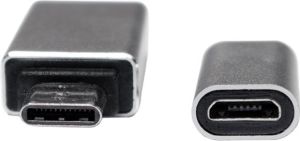 Adapter USB LogiLink USB-C - microUSB USB-C - USB Srebrny  (AU0040) 4