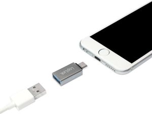 Adapter USB LogiLink USB-C - microUSB USB-C - USB Srebrny  (AU0040) 5