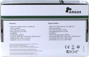 Kieszeń Inter-Tech GD-25609 niebieska (88884077) 4