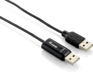 Kabel USB Equip USB-A - USB-A 1.8 m Czarny (133339) 1