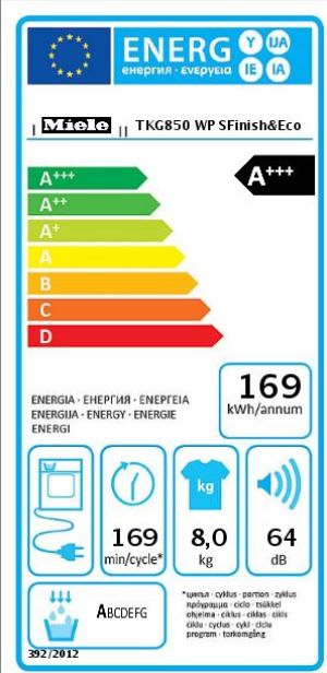 Suszarka do ubrań Miele TKG 850 WP SFinish&Eco (10294950) 6