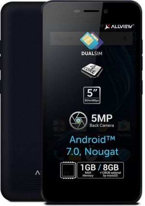 Smartfon AllView 8 GB Dual SIM Czarny  (Allview A8 Lite czarny) 1