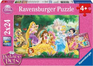 Ravensburger Puzzle 2x24el Przyjaciele Księżniczek (089529) 1