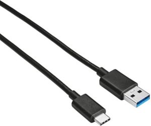 Kabel USB Logo USB-A - USB-C 1 m Czarny 2