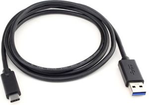 Kabel USB Logo USB-A - USB-C 1 m Czarny 5