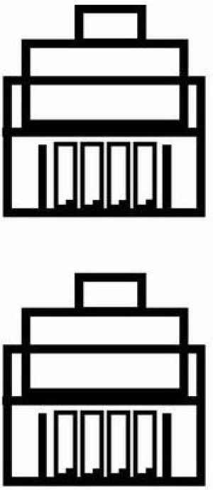 Kabel telefoniczny 2 żyłowy, RJ11, skręcony, biały 2