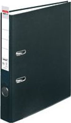 Segregator Herlitz dźwigniowy A4 50mm czarny (5450804) 2