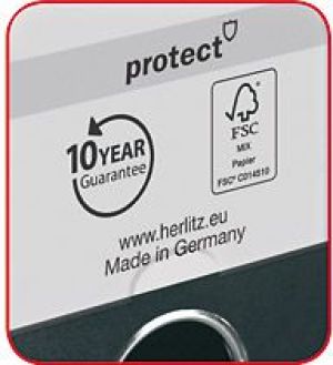 Segregator Herlitz dźwigniowy A4 50mm czarny (5450804) 5