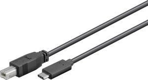 Kabel USB MicroConnect USB-C - 1 m Czarny (USB3.1C2B1) 1