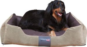 Hobbydog Legowisko Exclusive - flok z ciemnym brązem XXL 5