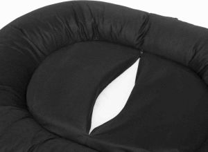 Hobbydog Legowisko Ponton Prestige - Czarny w łapki XL 5