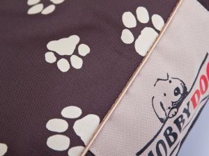 Hobbydog Materac Owalny - Brąz w łapki XXL 4