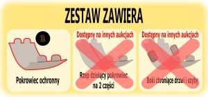 Hobbydog 190 POKROWIEC SAMOCHODOWY BEZ NICZEGO SZARY 6