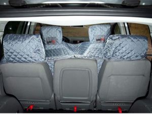 Hobbydog 190 Pokrowiec Samochodowy Z Rzepem Szary 3