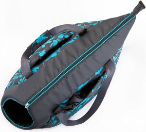 Hobbydog R2 Torba Grafit W Niebieskie Kwiaty 3