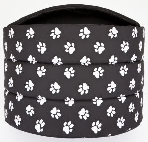 Hobbydog Budka Suflera - Czarna w łapki R4 3