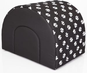 Hobbydog Budka Suflera - Czarna w łapki R4 6