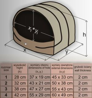 Hobbydog Budka Suflera - Czarna w łapki R3 6