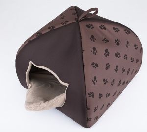 Hobbydog Budka Igloo - Jasny brąz w łapki R3 3