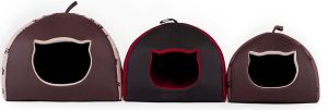 Hobbydog Budka Igloo - Beż w łapki R1 6