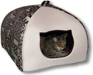 Hobbydog Budka Igloo - Beż w łapki R1 8