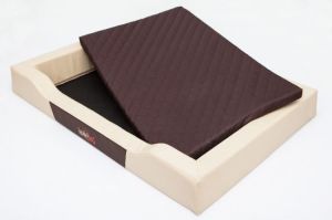 Hobbydog Legowisko Deluxe - Beżowo-brązowe XXL 4