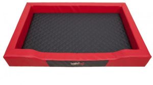 Hobbydog Legowisko Deluxe - Czerwono-czarne XXL 2