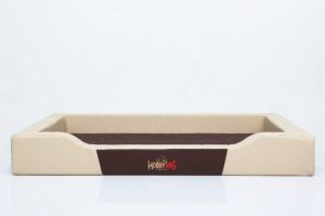 Hobbydog Legowisko Deluxe - Beżowo-brązowe XL 3