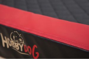 Hobbydog Legowisko Deluxe - Czerwono-czarne XL 5