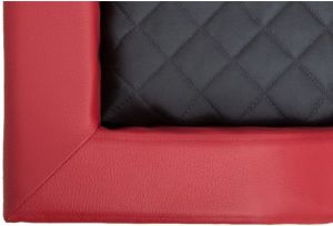 Hobbydog Legowisko Deluxe - Czerwono-czarne XL 6