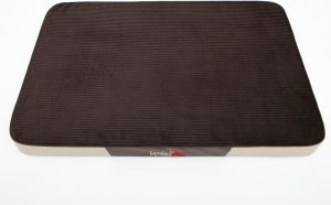 Hobbydog L (R2) MATERAC PREMIUM BRĄZ SZTRUKS Z BEŻOWĄ EKO SKÓRĄ 2