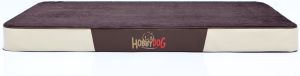Hobbydog L (R2) MATERAC PREMIUM BRĄZ SZTRUKS Z BEŻOWĄ EKO SKÓRĄ 3