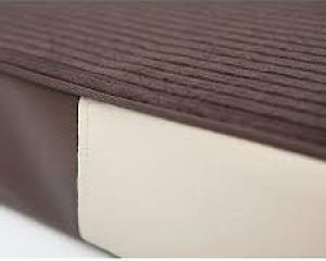 Hobbydog L (R2) MATERAC PREMIUM BRĄZ SZTRUKS Z BEŻOWĄ EKO SKÓRĄ 4