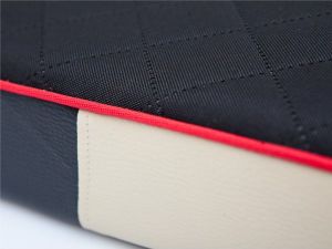 Hobbydog Materac Premium Czarna Kodura Z Beżową Eko Skórą - L 5