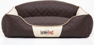 Hobbydog Legowisko Elite - Brązowe - beżowe boki XL 3