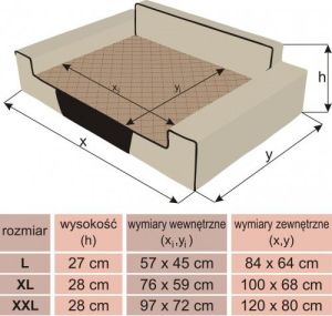 Hobbydog Legowisko Glamour - Czerwono-czarne XL 5