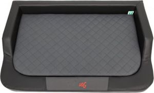 Hobbydog L (R1) Legowisko Medico Lux (Skaj) Czarny Z Grafitowym Materacem 4