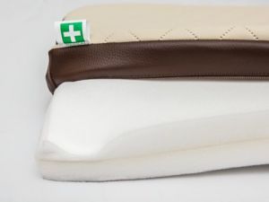 Hobbydog Legowisko Medico Lux - Beż z brązowym materacem XXL 7