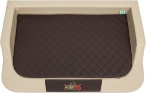 Hobbydog L (R1) Legowisko Medico Lux (Skaj) Beżowy Z Brązowym Materacem 2